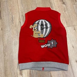 Golf Vest with doggy print